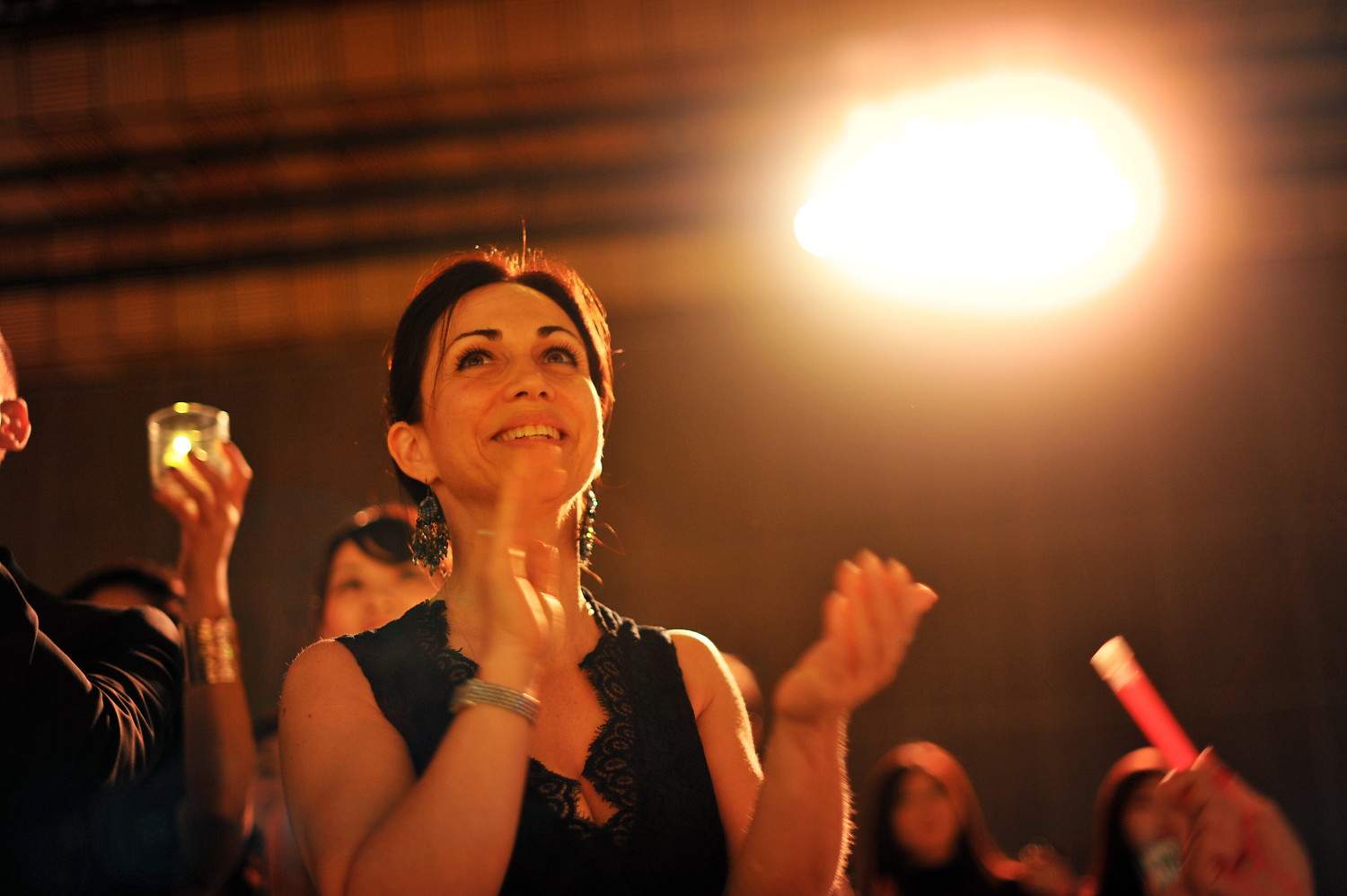 Guest applauding during a luxury brand event in Bali